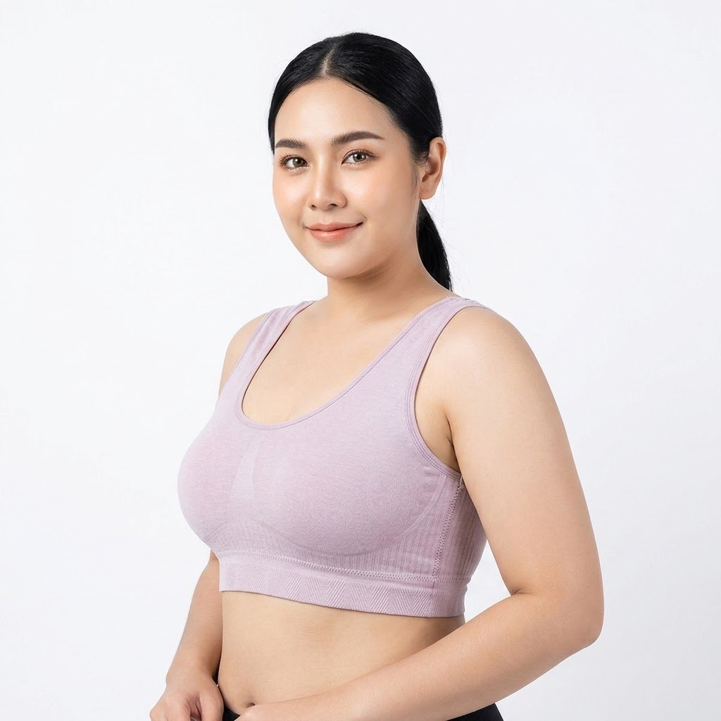 FEZA Seamless Plus Size Breast-Wrapped & Beautiful Back Tank Top | 40–56 Inch | Wire-Free Comfort | CT260804A267