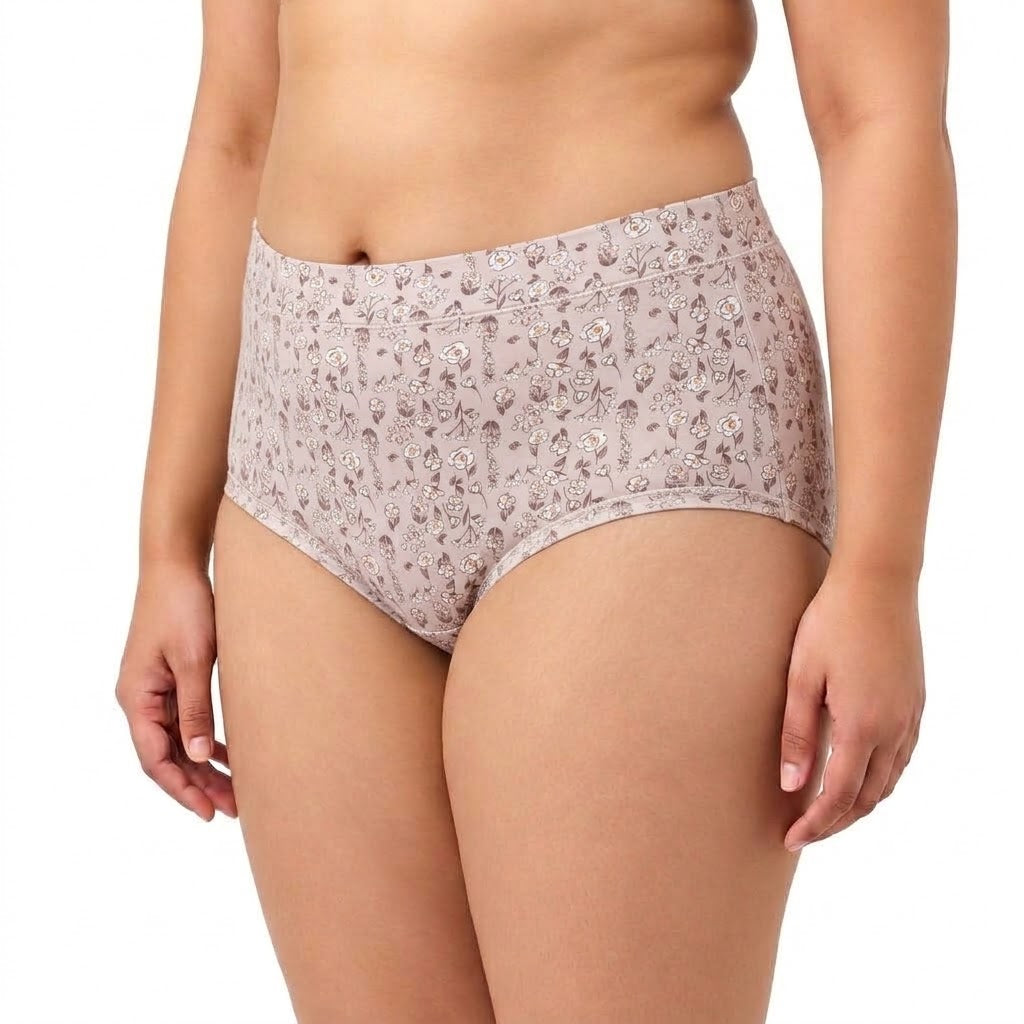 China Large Comfort Panty (6XL) High HIP | Recommended Waist 32–52 Inch | Soft Stretch Fit | Comfort Wear | ISCP2610130255