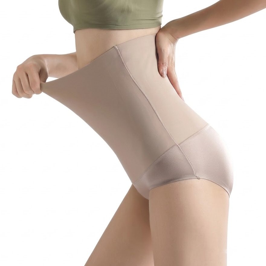 High-Waisted Tummy Control Butt-Lifting Shapewear | Plus-Size Seamless Shaping Women's Underwear | ISHR260725A244