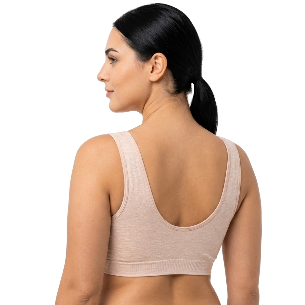 NIMA Plus Size Double Layer Comfort Tank Top | Non-Cup Design | Breathable Support | Soft Everyday Comfort | CT260711A194
