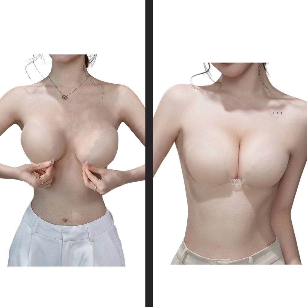 Invisible Silicone Breast Patch | Gathering | Waterproof & Sweat-Proof | Cup A/B/C/D | Transparent + PVC Box | Ultra-Thin | Anti-Sagging Support | Anti-Exposure Support | Anti-Exposure | ISMT260720A210