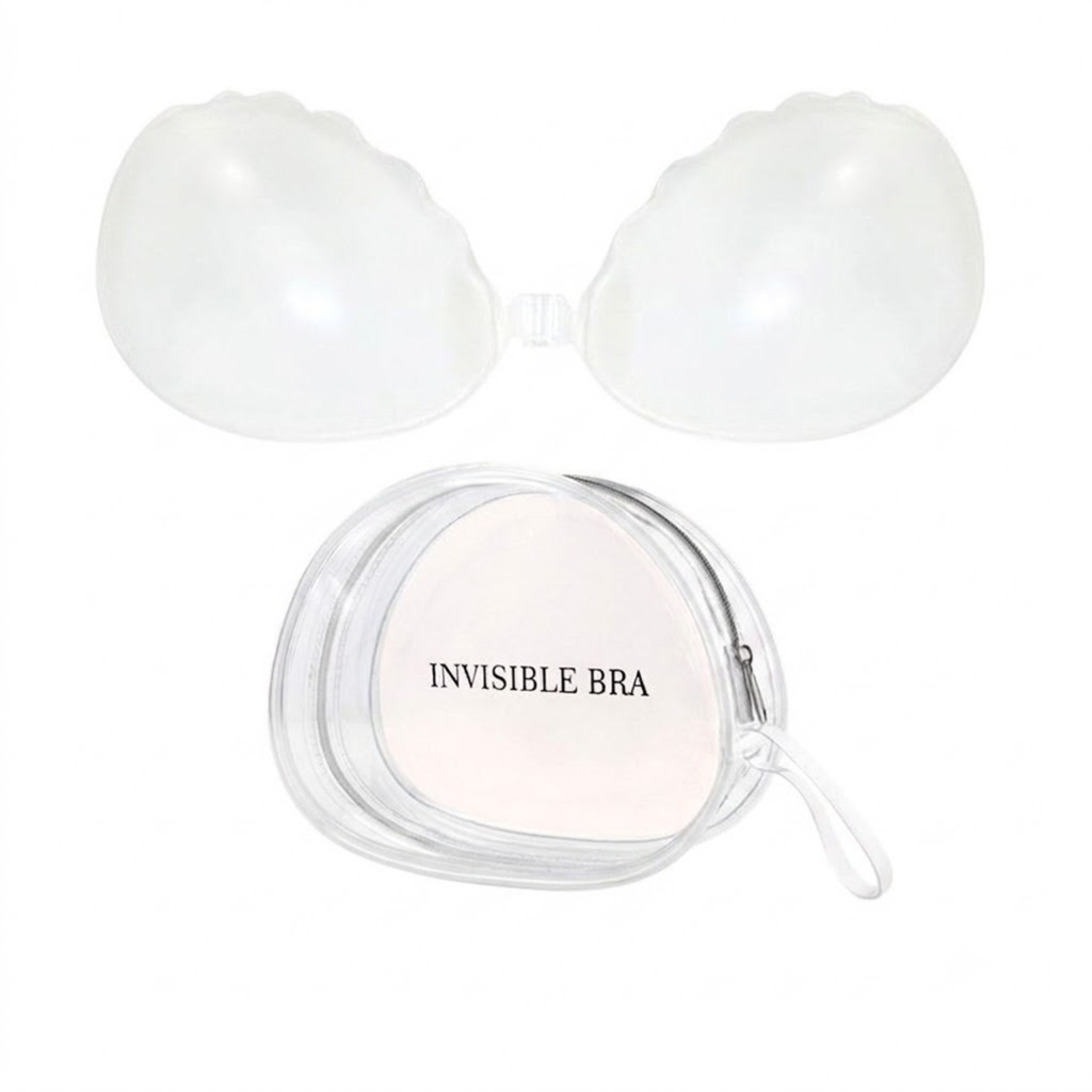 Invisible Silicone Breast Patch | Gathering | Waterproof & Sweat-Proof | Cup A/B/C/D | Transparent + PVC Box | Ultra-Thin | Anti-Sagging Support | Anti-Exposure Support | Anti-Exposure | ISMT260720A210