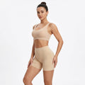 Anti-Exposure Safety Boxer for Women | Seamless Anti-Exposure Base Layer Shorts | Pure Cotton Crotch | Two-in-One Comfort | ISCP260727A250