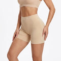 Anti-Exposure Safety Boxer for Women | Seamless Anti-Exposure Base Layer Shorts | Pure Cotton Crotch | Two-in-One Comfort | ISCP260727A250