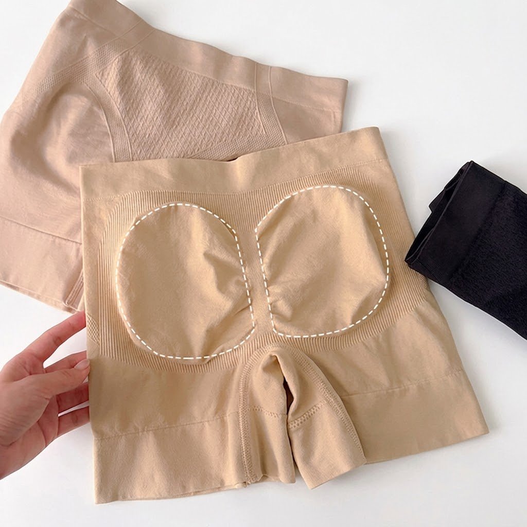 Anti-Exposure Safety Boxer for Women | Seamless Anti-Exposure Base Layer Shorts | Pure Cotton Crotch | Two-in-One Comfort | ISCP260727A250