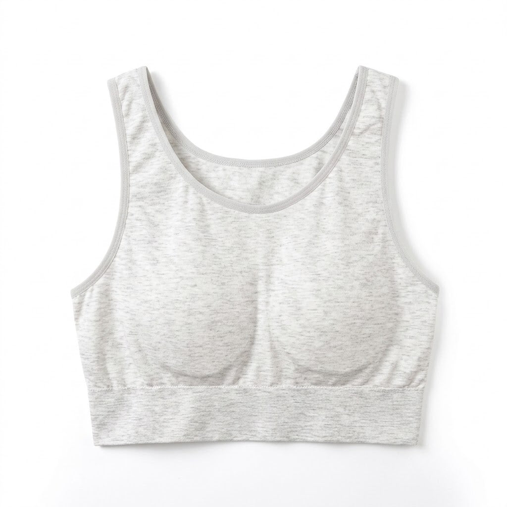 JHIRA Seamless Extra-Large Lightweight Breathable Anti-Bump Tank Top | Thin Cotton Single-Layer | Everyday Comfort | CT260812A284