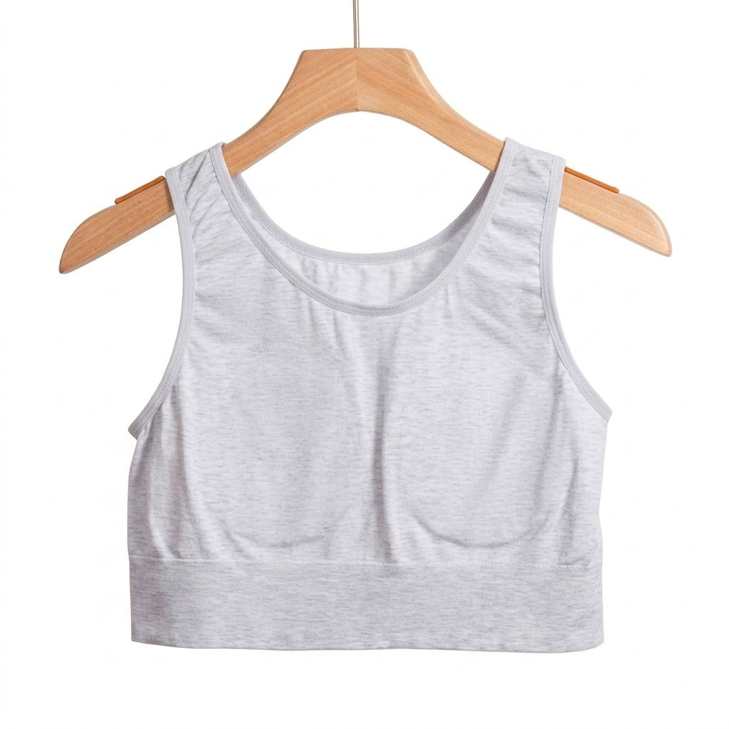 JHIRA Seamless Extra-Large Lightweight Breathable Anti-Bump Tank Top | Thin Cotton Single-Layer | Everyday Comfort | CT260812A284