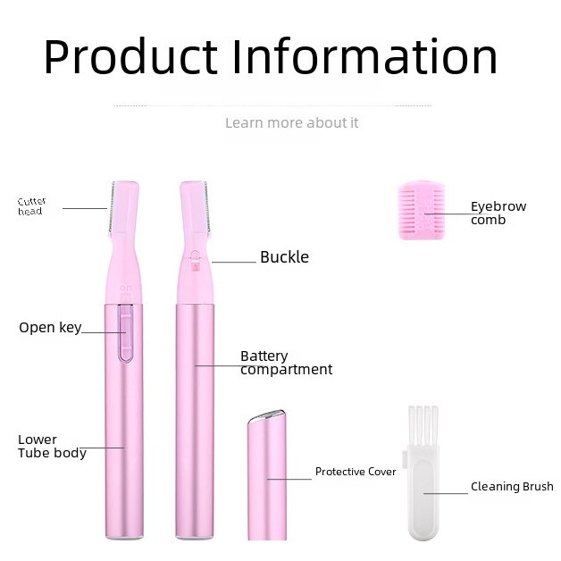 Magic Beauty Electric Hair Removal Trimmer | Eyebrow Trimmer | Facial Hair Remover | Automatic Shaver | Portable Beauty Grooming Device | ISMT260808A277