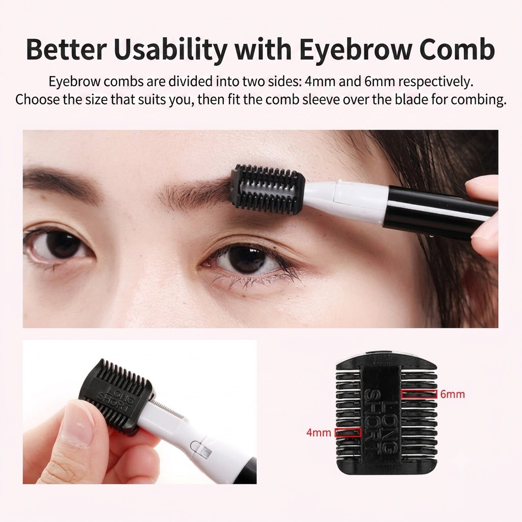Magic Beauty Electric Hair Removal Trimmer | Eyebrow Trimmer | Facial Hair Remover | Automatic Shaver | Portable Beauty Grooming Device | ISMT260808A277