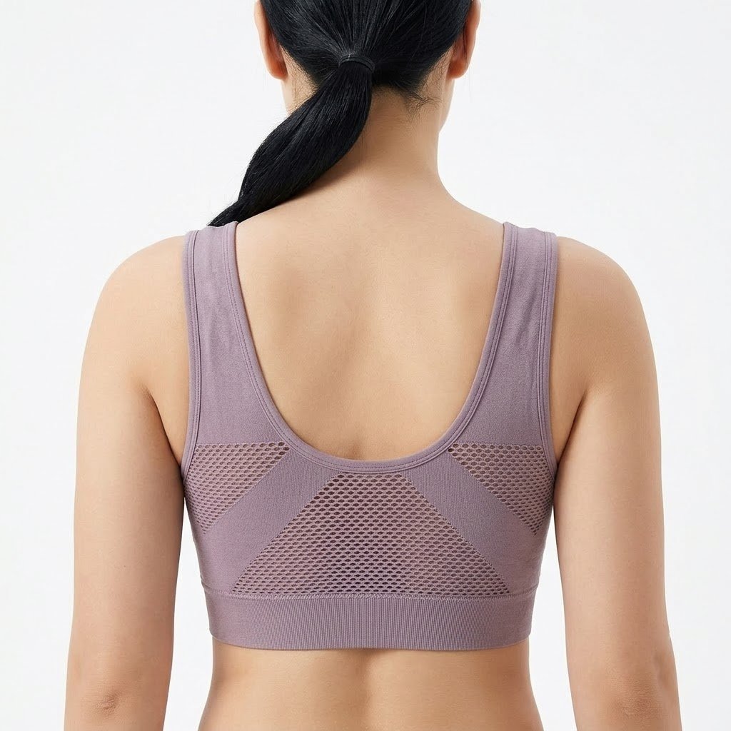 GAMI Seamless Plus Size Fixed Cup Beautiful Back Bra | 36 in to 42 in | Breathable | U-Shaped Back | Wire-Free Full Coverage | CT260727A248