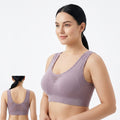 GAMI Seamless Plus Size Fixed Cup Beautiful Back Bra | 36 in to 42 in | Breathable | U-Shaped Back | Wire-Free Full Coverage | CT260727A248