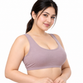 NIMO Soft & Comfortable Plus Size Wireless Vest Tank Top | Rimless Tank Top Bra | Everyday Comfort Underwear | CT261011A413